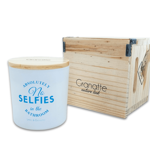 Vela Vegetal Aromática Para Lavabo | No Selfies Granatte - Ca